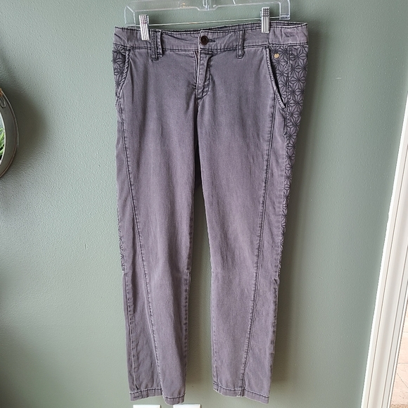 Pilcro and the Letterpress Pants - Anthropologie Pilcro and the Letterpress Charcoal Chino Pants, Size 29
